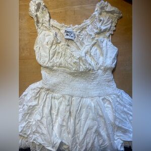 Princess Polly Love Galore Romper White